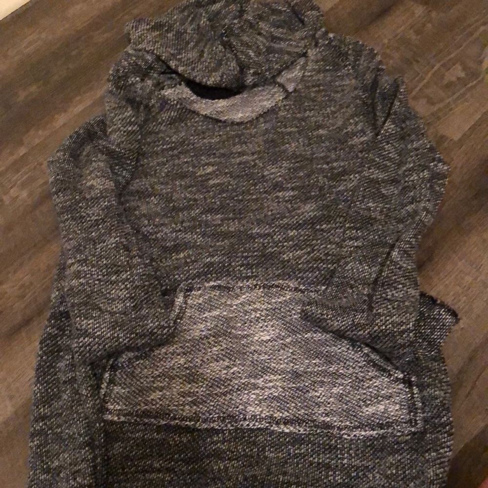 Distressed lightweight hoodie..
